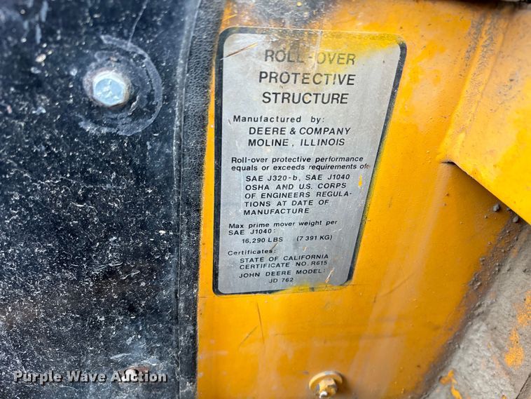 image for item ET4697 John Deere 762 elevating scraper