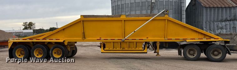 image for item ET4699 1986 Evans-Plugge Company 1986 bottom dump trailer