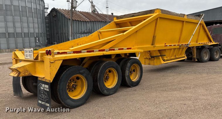 image for item ET4699 1986 Evans-Plugge Company 1986 bottom dump trailer