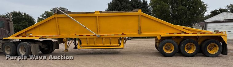 image for item ET4699 1986 Evans-Plugge Company 1986 bottom dump trailer