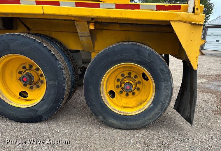 image for item ET4699 1986 Evans-Plugge Company 1986 bottom dump trailer