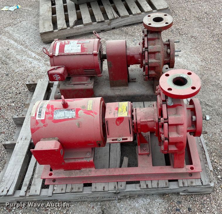 image for item ET4706 (2) Armstrong 3x2.5x10 4030 water pumps