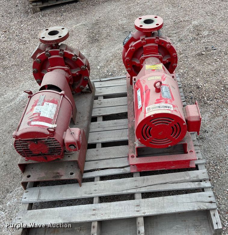 image for item ET4706 (2) Armstrong 3x2.5x10 4030 water pumps