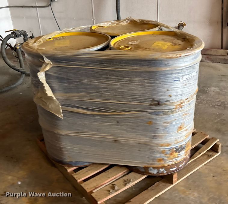 image for item ET4708 (3) 55 gallon barrels of stripping paint