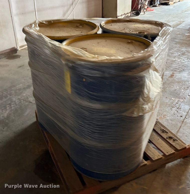 image for item ET4708 (3) 55 gallon barrels of stripping paint