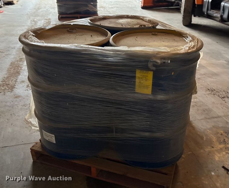 image for item ET4708 (3) 55 gallon barrels of stripping paint