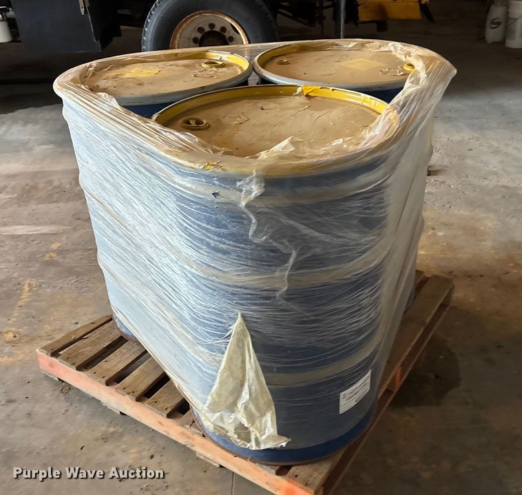 image for item ET4708 (3) 55 gallon barrels of stripping paint