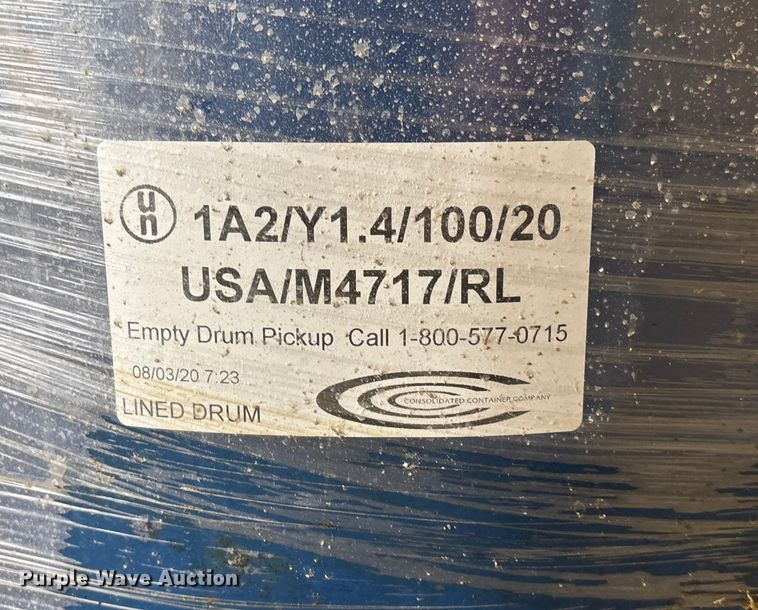 image for item ET4709 (3) 55 gallon barrels of stripping paint