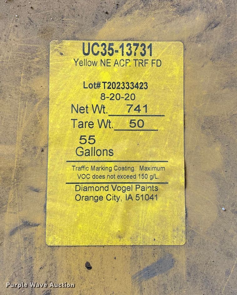 image for item ET4709 (3) 55 gallon barrels of stripping paint