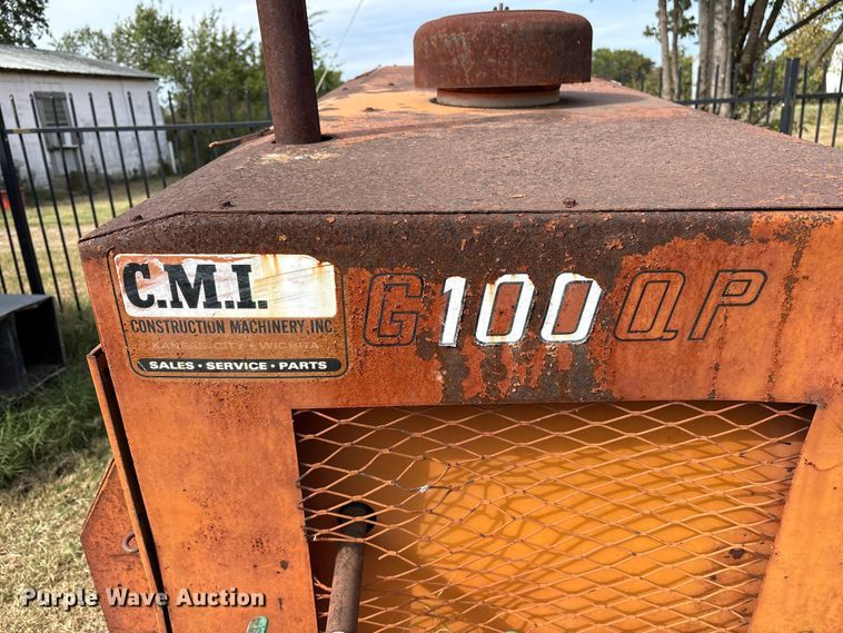 image for item ET7144 1997 CMI G100QP air compressor