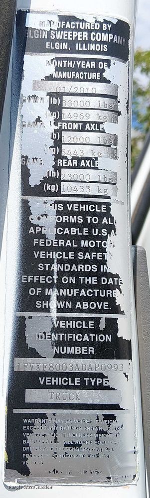 image for item EU2518 2010 Freighter M2 106 street sweeper truck