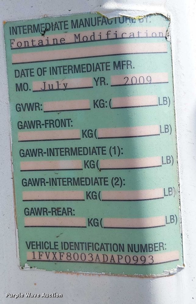 image for item EU2518 2010 Freighter M2 106 street sweeper truck
