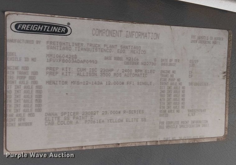 image for item EU2518 2010 Freighter M2 106 street sweeper truck