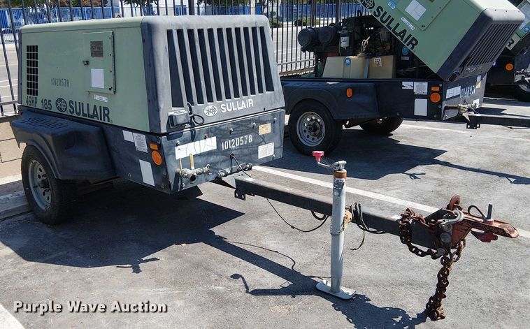 image for item EU2523 2012 Sullair 49HP185DPQ JDi4 air compressor