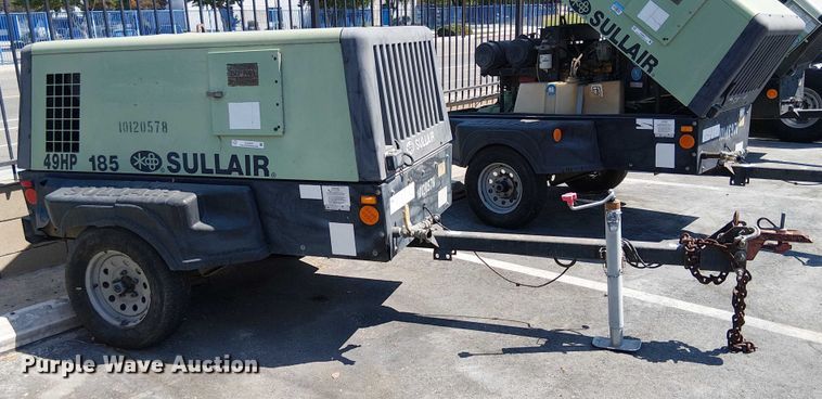 image for item EU2523 2012 Sullair 49HP185DPQ JDi4 air compressor