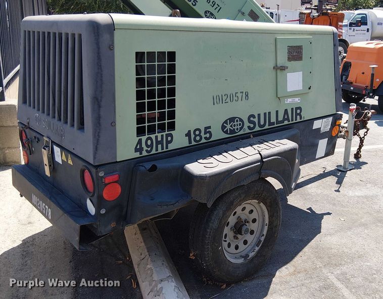 image for item EU2523 2012 Sullair 49HP185DPQ JDi4 air compressor