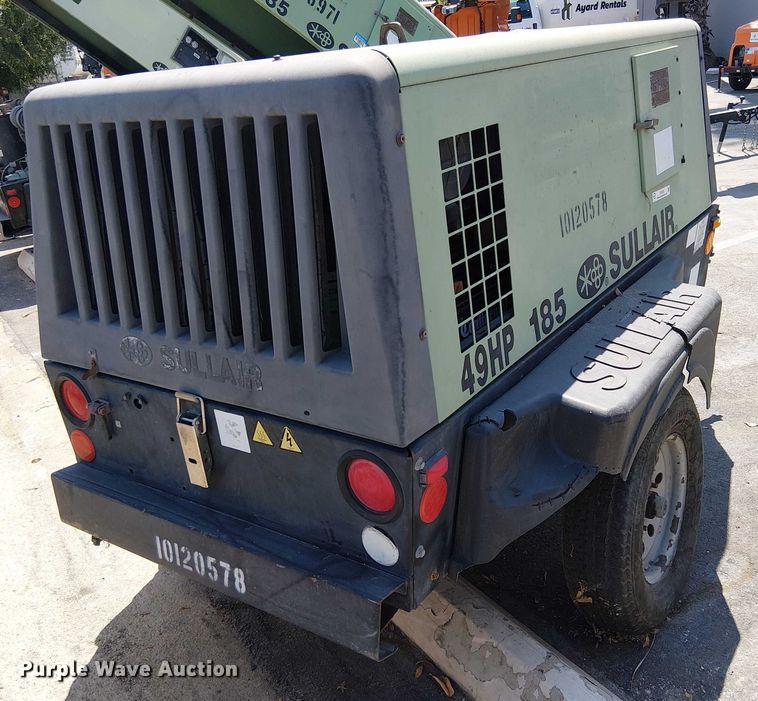 image for item EU2523 2012 Sullair 49HP185DPQ JDi4 air compressor