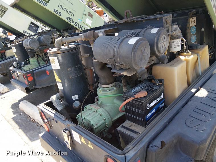 image for item EU2523 2012 Sullair 49HP185DPQ JDi4 air compressor