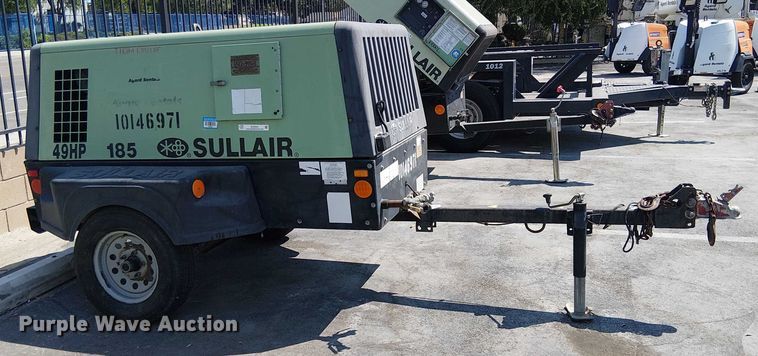 image for item EU2524 2013 Sullair 49HP185DPQ JDi4 air compressor