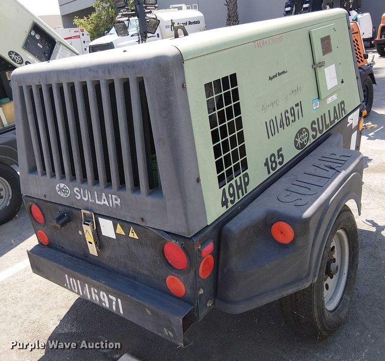 image for item EU2524 2013 Sullair 49HP185DPQ JDi4 air compressor
