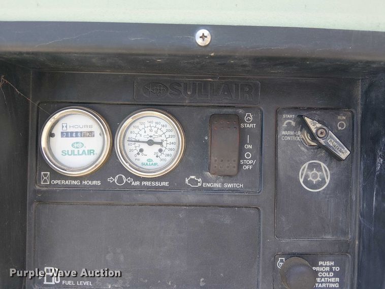 image for item EU2524 2013 Sullair 49HP185DPQ JDi4 air compressor