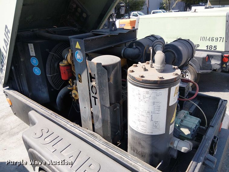 image for item EU2525 2012 Sullair 49HP185DPQ JDi4 air compressor