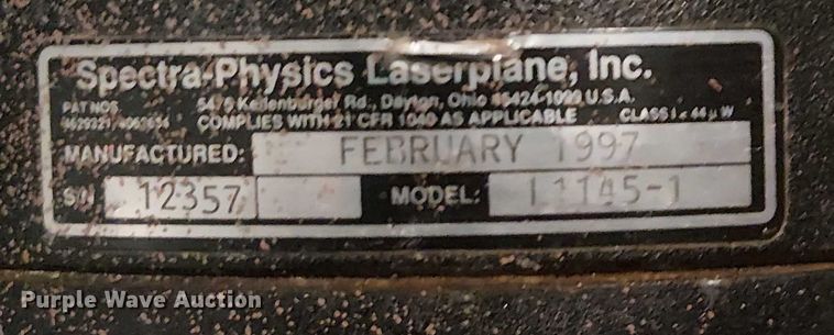 image for item EU2546 1997 Spectra-Physics 11145-1 surveying equipment