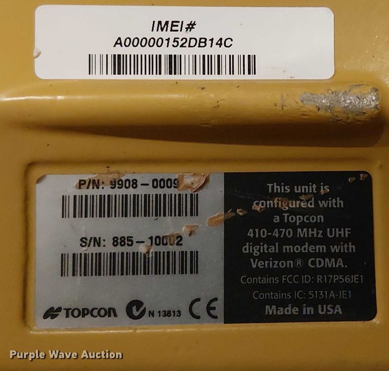 image for item EU2548 Topcon MC-R3 GPS equipment