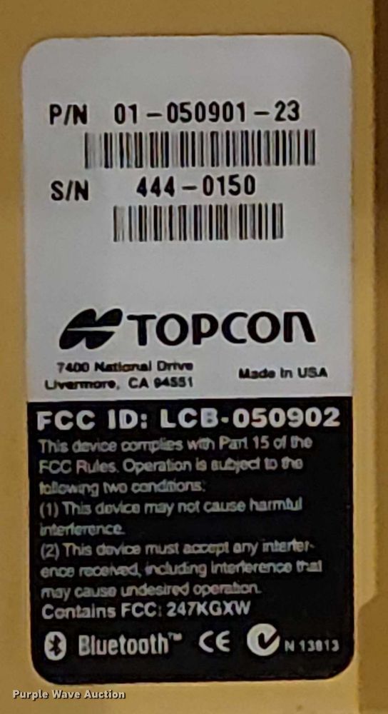 image for item EU2550 Topcon GR-3 GPS equipment