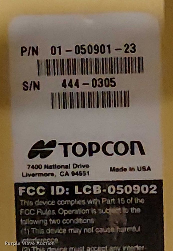 image for item EU2550 Topcon GR-3 GPS equipment