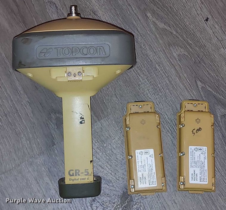 image for item EU2554 Topcon GR-5 GPS equipment
