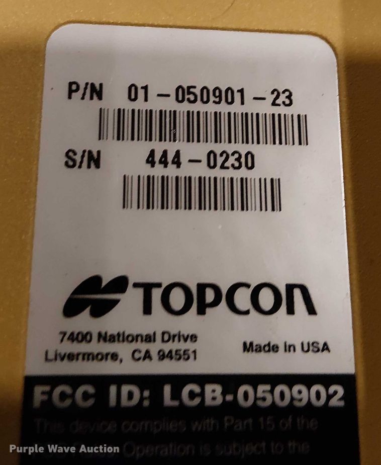 image for item EU2555 Topcon GR-3 GPS equipment