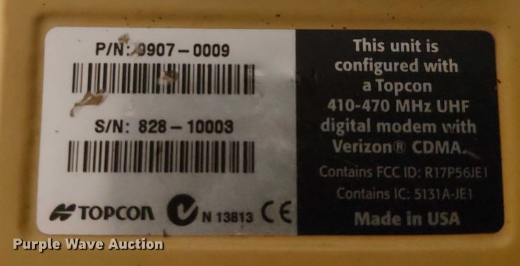 image for item EU2565 Topcon MC-R3 Excavator Receiver
