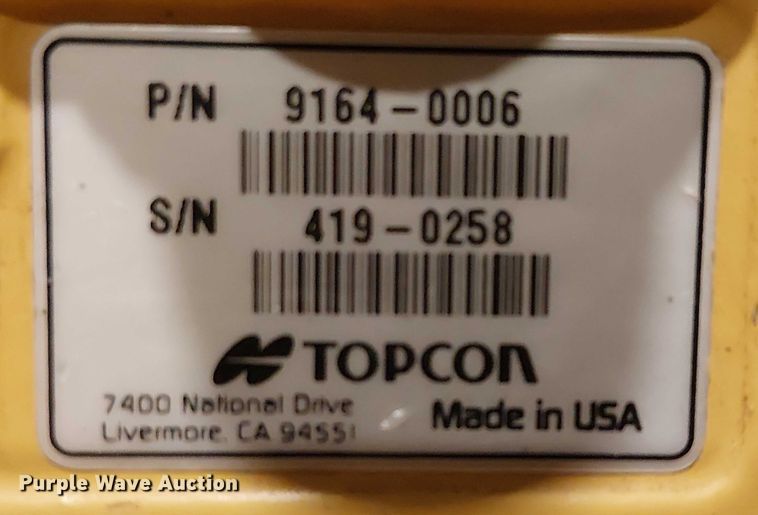 image for item EU2570 Topcon System Five GPS equipment