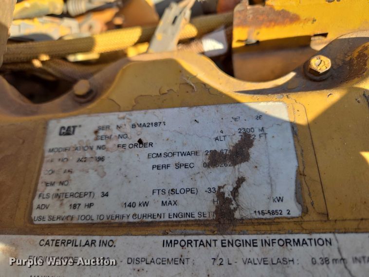 image for item EU3885 2005 Caterpillar 325CL excavator