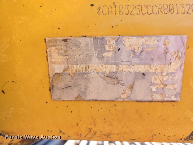 image for item EU3885 2005 Caterpillar 325CL excavator