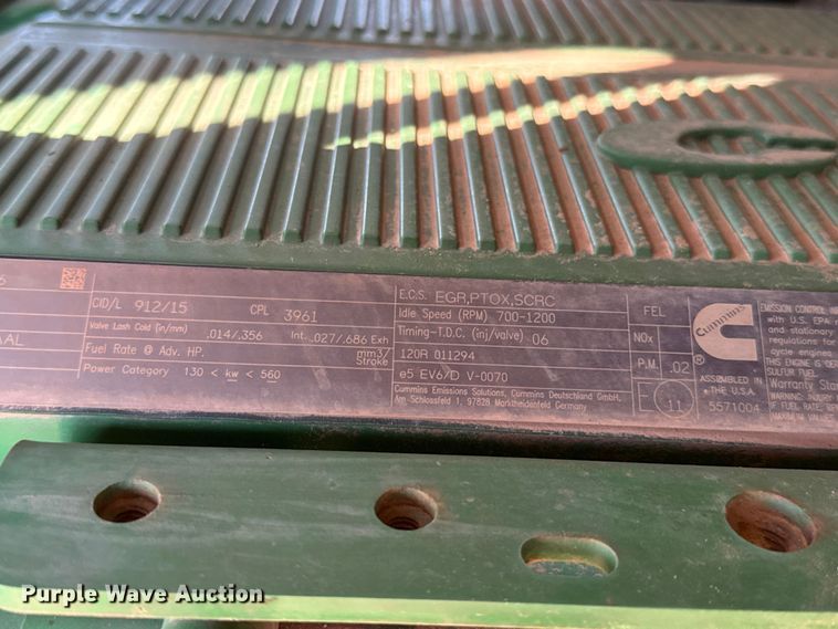 image for item EU3889 2019 John Deere 9570R Scraper Special 4WD tractor