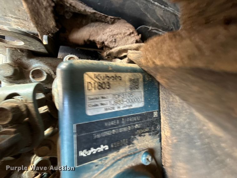 image for item EU5065 2013 Bobcat E35 mini excavator