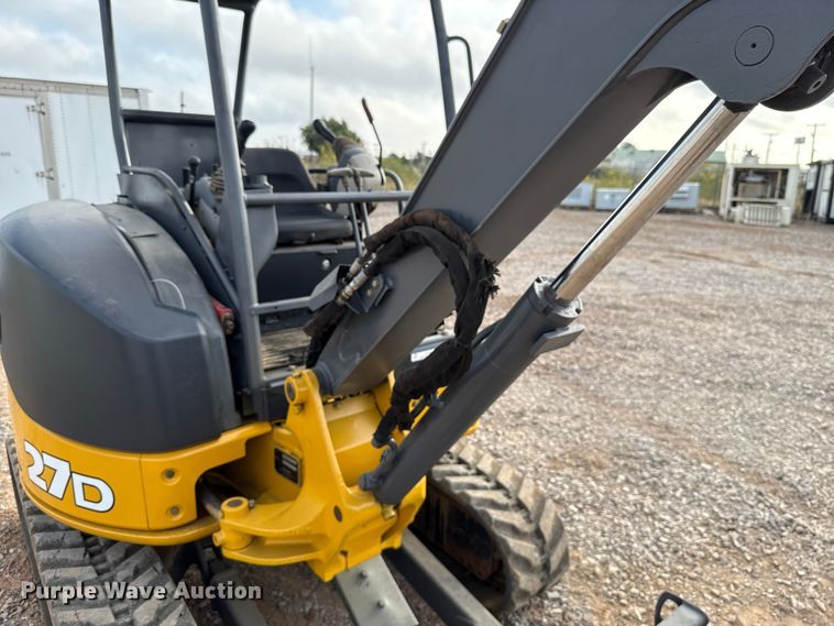 image for item EU5066 2014 John Deere 27D mini excavator