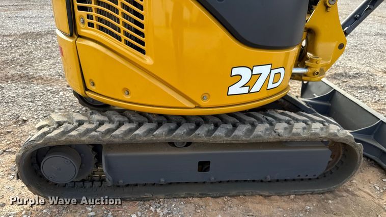 image for item EU5066 2014 John Deere 27D mini excavator