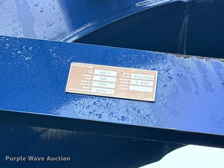 image for item EU5084 2015 Sky-Com ICS-120-1 hydrovac extension bed