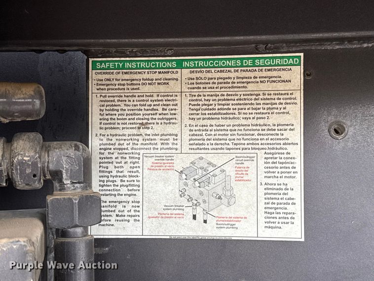 image for item EU5084 2015 Sky-Com ICS-120-1 hydrovac extension bed