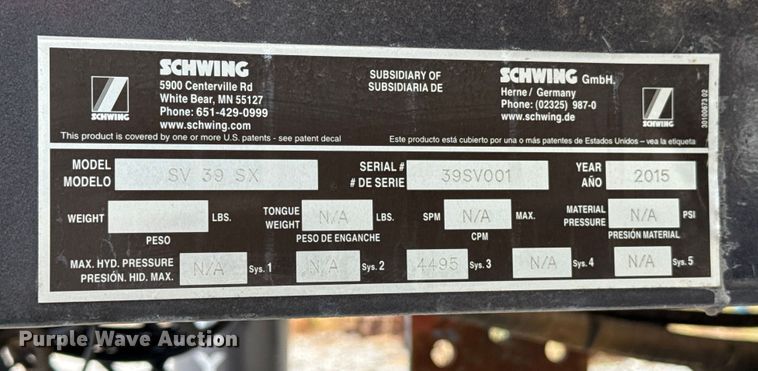 image for item EU5084 2015 Sky-Com ICS-120-1 hydrovac extension bed