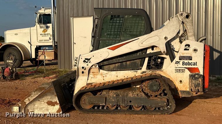 image for item EU5085 2017 Bobcat T595 tracked skid steer loader