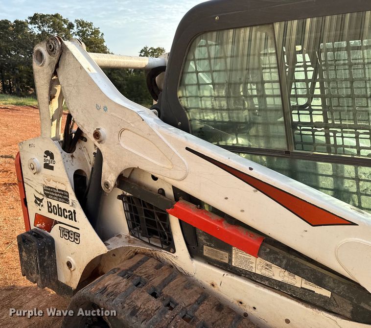 image for item EU5085 2017 Bobcat T595 tracked skid steer loader