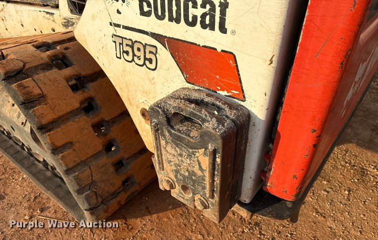 image for item EU5085 2017 Bobcat T595 tracked skid steer loader
