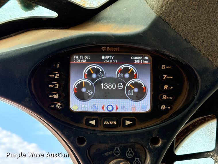 image for item EU5085 2017 Bobcat T595 tracked skid steer loader