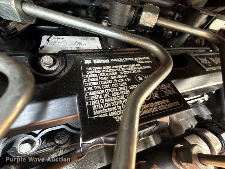 image for item EU5085 2017 Bobcat T595 tracked skid steer loader