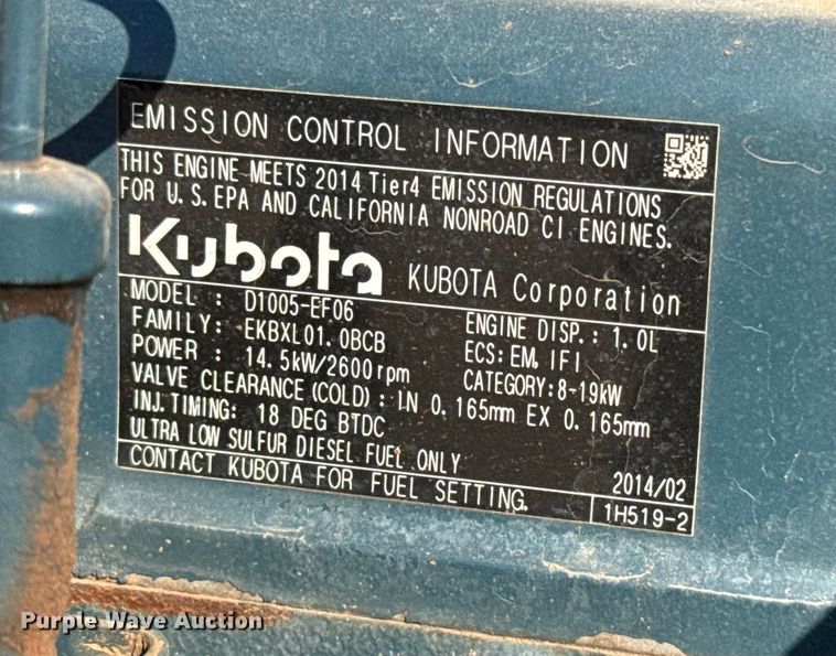 image for item EU5091 Bomag BMP8500 trench compactor