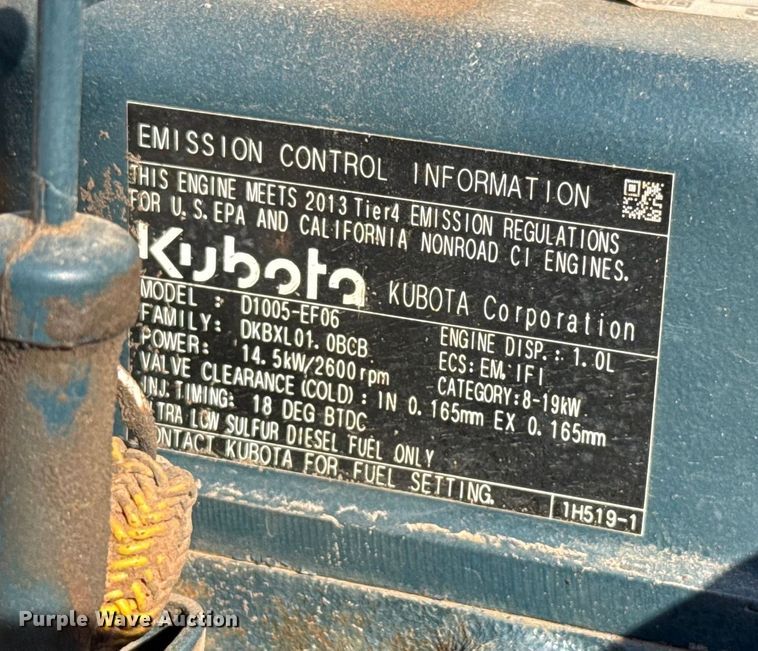 image for item EU5092 Bomag BMP8500 trench compactor